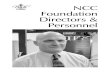 NCC Foundation Directors & Personnel - Nash · PDF fileNCC Foundation Directors & Personnel ... Providence Bank Treasurer ... (SME-Nash Online) B.A., English and Public Relations,