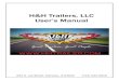 Utility Trailer - H&H Trailers  · PDF file1 Utility Trailer Owner’s Manual ^ WARNING This Owner’s Manual contains safety information and instructions for your trailer