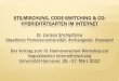 Stilmischung, Code-Switching & Co: Hybriditätsarten im ... · PDF fileSTILMISCHUNG, CODE-SWITCHING & CO: HYBRIDITÄTSARTEN IM INTERNET Dr. Larissa Shchipitsina Staatliche Pomorenuniversität,