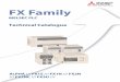 FX-Familiy MELSEC PLC - Robot karrobotkar.com/uploads/pdf/MELSEC PLC-FX.pdf · Mitsubishi partners and distributors are only too happy to help answer your ... ALPHA and MELSEC PLC