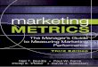 Marketing Metrics: The Manager's Guide to Measuring ...ptgmedia.pearsoncmg.com/images/9780134085968/samplepages/... · THE MANAGER’S GUIDE TO MEASURING MARKETING PERFORMANCE 