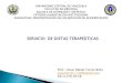 SERVICIO DE DIETAS TERAPEUTICAS · PDF fileESTABLECER Y MANTENER los más altos estándares posibles, para la realización de las funciones del servicio