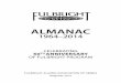 ALMANAc - Fulbrightfulbright.org.rs/wp-content/uploads/2014/12/Fulbright_Almanac.pdf · ALMANAc 1964–2014 fulbright ... 1967/1968 markovic mihailo faculty of philosophy, belgrade