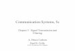 Communication Systems, 5e - Homepages at WMUbazuinb/ECE4600/Ch03_3.pdf · Communication Systems, 5e Chapter 3: ... Equivalent rectangular or noise equivalent bandwidth. ... 1 j s