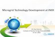 Microgrid Technology Development at INERmicrogrid-symposiums.org/wp-content/uploads/2016/asia/15 Asia2-Lo... · Microgrid Technology Development at INER Dr. Kuo-Yuan Lo Institute