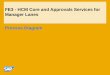 FE3 - HCM Core and Approvals Services for Manager Lanes ... · PDF fileFE3 - HCM Core and Approvals Services for Manager Lanes Process Diagram
