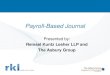 Payroll-Based Journal - LeadingAge DC · PDF filePayroll-Based Journal Presented by: ... •Information needed to add a new employee •Select facility, enter employee ID, hire date,