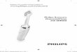 Philips Sonicare DiamondClean 300 SerieS · PDF fileOnly the charger glass is top rack dishwasher-safe. Do not clean brush head, handle, charging base or charging travel case in the