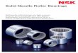 tel: Solid Needle Roller Bearings - · PDF fileTimken-NSK Bearings (Suzhou) Co., Ltd. ... Solid needle roller bearings are high-accuracy bearings with maximum load capacity within