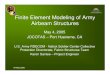 Center of Excellence Finite Element Modeling of Army ... · PDF fileFinite Element Modeling of Army Airbeam ... • Airbeam and Fabric Membrane ... tension and shear loads for design