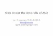 Girls Under the Umbrella of Autism Spectrum  · PDF fileGirls Under the Umbrella of ASD Lori Ernsperger, Ph.D., BCBA-D drlori@cox.net