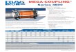 Series 3800 MEGA-COUPLING Restrained · PDF fileThe restrained joining system shall meet the applicable requirements of AWWA C219, ANSI/AWWA C111/A21 ... The restrained coupling system
