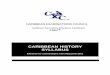 CARIBBEAN HISTORY SYLLABUS - Examinations - · PDF fileCARIBBEAN HISTORY SYLLABUS ... MARK SCHEME FOR RESEARCH PROJECTS ... The substantive content of Caribbean History is the activities