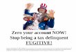 Zero your account NOW! Stop being a tax delinquent FUGITIVE! · PDF fileZero your account NOW! Stop being a tax delinquent FUGITIVE! Latest revision March 18, ... 1099 O.I.D. 1096