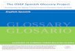 GLOSSARY GLOSARIO - Pyramid Community  · PDF filespecial education and early intervention that is critical for their effectively partnering with professionals and