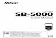 5000 User’s Manual - B&H Photo Video · PDF fileA-1 Preparation A En-03 Preparation About the SB-5000 and This User’s Manual Thank you for purchasing the Nikon Speedlight SB-5000