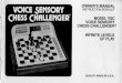 Fidelity Electronics Voice Sensory Chess Challenger · PDF filevoice sensory chess chrllenger ©hegg owner's manual instruction booklet model vsc voice sensory chess challenger@ infinite