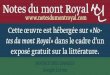 Notes du mont Royal ← · PDF fileNotes du mont Royal Cette œuvre est hébergée sur «No­ tes du mont Royal» dans le cadre d’un exposé gratuit sur la littérature. SOURCE DES