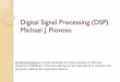 Digital Signal Processing (DSP) Michael J. Piovoso · PDF fileDigital Signal Processing (DSP) Michael J. Piovoso ... •Currently DSP systems are used for signals up to video ... •Sonar
