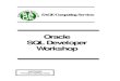 Oracle SQL Developer Workshop - SAGE Computing · PDF fileOracle JDeveloper 10.1.3 5 days ... SAGE Computing Services Oracle SQL Developer Workshop Page: 8 ... SECTION 2 – DATABASE