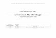 General Hydrology Information - IN. · PDF fileINDIANA DEPARTMENT OF TRANSPORTATION—2013 DESIGN MANUAL CHAPTER 201 General Hydrology Information Design Memorandum Revision Date Sections