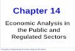 Economic Analysis in the Public and Regulated Sectorsfac.ksu.edu.sa/sites/default/files/Ch14.pdf · Economic Analysis in the Public and Regulated Sectors . ... of return analyses