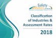 Classification of Industries & Assessment Rates 2018 - …wcb.pe.ca/DocumentManagement/Document/pub_classificationof... · Inormation for Worers 14 Weymouth Street, P.O. Box 757 Charlottetown,