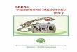 Telephone Directory - Agriculture Education, Training ...raubikaner.org/tele_directory.pdf · SKRAU Telephone Directory 2017 Compiled by: Er. J.K. Gaur G.N. Khandal Bhanu Pratap Singh