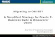 Migrating to OBI EE? A Simplified Strategy for Oracle E ...idealpenngroup.tripod.com/sitebuildercontent/OAUG2008/Collaborate... · Oracle BI Publisher. ... Siebel. SAP. Other. Direct
