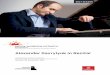 Alexander Gavrylyuk in Recital Program Book (20 Nov) · PDF fileAlexander Gavrylyuk in Recital ... orchestration of the Toccata and Fugue – spectacularly represented in striking