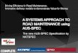Driving Efficiency in Road Maintenance. Innovative ... · PDF file1 The new AUS-SPEC Specification by NATSPEC Driving Efficiency in Road Maintenance. Innovative delivery models to