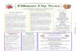 Fillmore City News City Newsletter.pdf · Fillmore City News is published as needed to keep citizens informed of pertinent information regarding Fillmore City, 75 W Center St., Fillmore,
