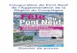 Inauguration du Pont Neuf de l’Agglomération de la Région ... · PDF fileculée du pont en rive droite ... de l’ARC, Philippe Ma-rini, en voiture ancien-ne décapotable, vers