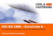 DIN EN 1996 EuroCode 6 - hoerl-hartmann.dehoerl-hartmann.de/wp-content/uploads/2016/12/Eurocode6.pdf · DIN EN 1996 – Eurocode 6 Die Eurocodes sind als europäische Standards in