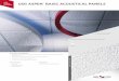 USG Ceiling Solutions USG ASPEN BASIC ACOUSTICAL · PDF fileUSG ASPEN™ BASIC ACOUSTICAL PANELS USG Aspen™ Basic Acoustical Panels/USG Donn® Brand DX®/DXL™ Acoustical Suspension
