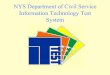 NYS Department of Civil Service Information Technology ...annex.ipacweb.org/library/conf/01/kaido.pdf · NYS Department of Civil Service Information Technology Test ... Questionnaire