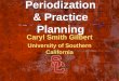 Periodization & Practice Planning -  · PDF filePeriodization: LONG TERM PLANNING The rational, organized structure of training over an extended period of time