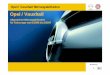 Opel / Vauxhall -  · PDF filefür Fahrzeuge von 8/1995 bis 2/2007 ... • Sonderfälle bei Corsa D , Vectra C, Astra TwinTop, Speedster und Opel GT sind separat aufgeführt