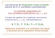 regresión lineal múltiple - web.uam.esweb.uam.es/personal_pdi/ciencias/cifus/biologia/metodos/ME4.pdf · Y dos requisitos adicionales •n > k+1 El modelo depende de k+2 parámetros