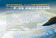 Or Acquisition Lessons Relearned by the F-35 · PDF fileOr . Acquisition Lessons Relearned. by the . ... with SMEs from the F-35 Joint Program Office ... Director of Operational Test