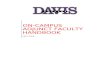 ON-CAMPUS ADJUNCT FACULTY HANDBOOK - Davis ??Web viewON-CAMPUS ADJUNCT FACULTY HANDBOOK. ... the educational and practical experience of the College is designed to enable students