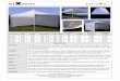 FleXsteel FleXalu - FleXtents Brochure.pdf · FleX model Width Length Side Height Ridge Height Weight in kg. FleXbag FleXsteel w.Canopy FleXalu w. Canopy FleX 3x3 3,00 3,00 1,80 -