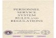 PERSONNEL SERVICE SYSTEM RULES AND REGULATIONS · PDF filepersonnel service system rules and regulations ... iii.f3 employee appeal 43 iii.f4 preparation ... personnel service system