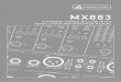 MX883 Manual - Australian · PDF file8 CHANNEL STEREO MIC/LINE MIXER INSTALLATION AND OPERATION MANUAL. ... stereo 8 channel audio mixer that ... MX883’s only one mixer should be