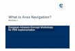 What is Area Navigation? - International Civil Aviation ... Workshop-Tunis/01 What is Ar… · What is Area Navigation? Module 1 European Airspace Concept Workshops ... great circle