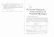 Venant Theory Torsion-Feexure of Prismatic Members · PDF file274 TORSION-FLEXURE OF PRISMATIC MEMBERS CHAP. 11 Now, the strains must be independent of xl since each cross section