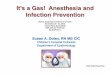 It’s a Gas! Anesthesia and - · PDF fileIt’s a Gas! Anesthesia and Infection Prevention Susan A. Dolan, RN MS CIC Children’s Hospital Colorado Department of Epidemiology (No