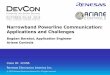 Narrowband Powerline Communication: Applications and ... · PDF fileNarrowband Powerline Communication: Applications and ... –Smart grid –Standards and technologies . ... wired