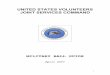 UNITED STATES VOLUNTEERS JOINT SERVICES COMMAND  · PDF file1 united states volunteers joint services command military ball guide april 2007