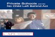 Private Schools and the No Child Left Behind Act -  · PDF fileCAPE Guide: Private Schools and the No Child Left Behind Act 3 index index Contents Introduction